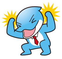 RUKA the bipedal dolphin sticker #64536