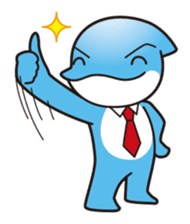 RUKA the bipedal dolphin sticker #64537
