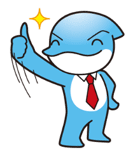 RUKA the bipedal dolphin sticker #64537