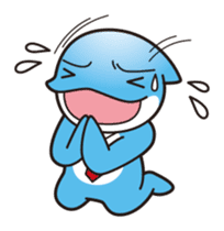 RUKA the bipedal dolphin sticker #64538