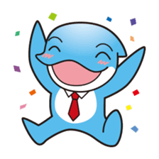 RUKA the bipedal dolphin sticker #64539