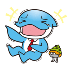 RUKA the bipedal dolphin sticker #64540