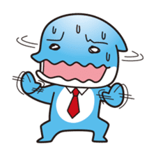 RUKA the bipedal dolphin sticker #64549