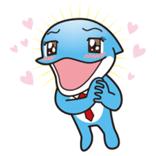 RUKA the bipedal dolphin sticker #64550