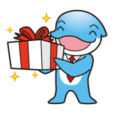 RUKA the bipedal dolphin sticker #64552