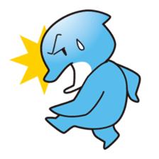 RUKA the bipedal dolphin sticker #64557