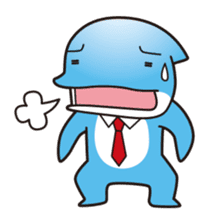 RUKA the bipedal dolphin sticker #64561