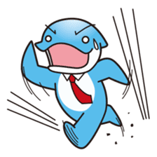 RUKA the bipedal dolphin sticker #64566