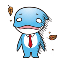 RUKA the bipedal dolphin sticker #64567