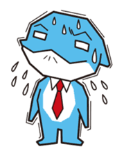 RUKA the bipedal dolphin sticker #64568
