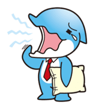 RUKA the bipedal dolphin sticker #64569