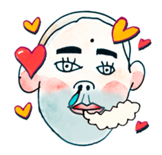 Satoshi's happy characters vol.02 sticker #64657