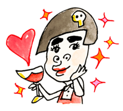 Satoshi's happy characters vol.02 sticker #64687