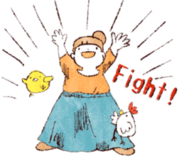 Japanese girl Yumemi and friends sticker #65058