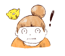 Japanese girl Yumemi and friends sticker #65061