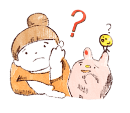 Japanese girl Yumemi and friends sticker #65062