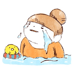 Japanese girl Yumemi and friends sticker #65066