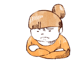 Japanese girl Yumemi and friends sticker #65075