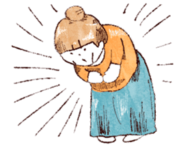 Japanese girl Yumemi and friends sticker #65078