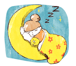 Japanese girl Yumemi and friends sticker #65092