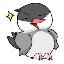 Colorful bird sticker #65295