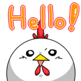 Colorful bird sticker #65301