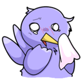 Colorful bird sticker #65308