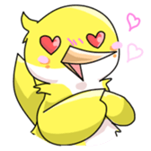 Colorful bird sticker #65311