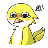 Colorful bird sticker #65314