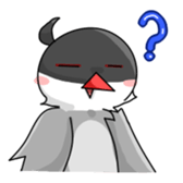 Colorful bird sticker #65326