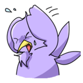 Colorful bird sticker #65332