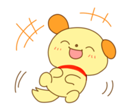Yellow dog! sticker #65457