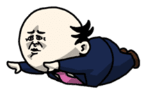 Working Old Man sticker #65494