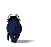 Working Old Man sticker #65513