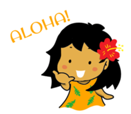 Mahalo chan sticker #65534