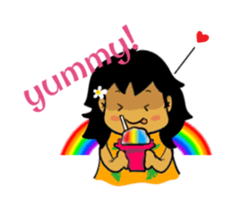 Mahalo chan sticker #65538