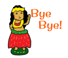 Mahalo chan sticker #65550