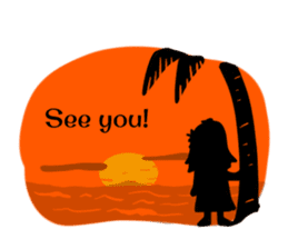 Mahalo chan sticker #65554