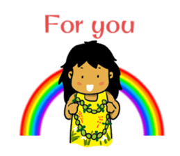 Mahalo chan sticker #65556