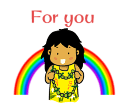 Mahalo chan sticker #65556