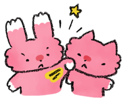 Rinrin's "Pink Neko Land" sticker #66087