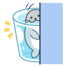 Floating Seal Max sticker #66346