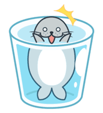 Floating Seal Max sticker #66348
