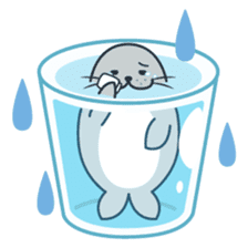 Floating Seal Max sticker #66350