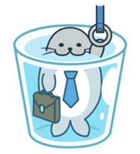 Floating Seal Max sticker #66356