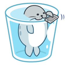 Floating Seal Max sticker #66358