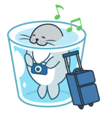 Floating Seal Max sticker #66364