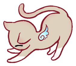 wing&tail（cat） sticker #66844