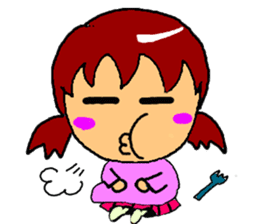 so cute girls sticker #66935