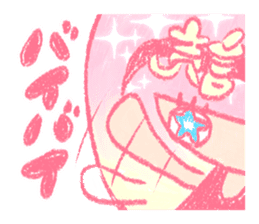 Artists work in Japan"Read Girl"Sticker sticker #67027